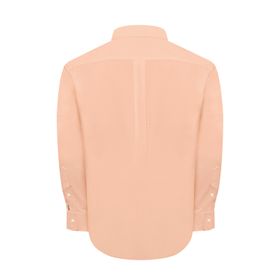 Camisa Manga Larga Algodón Orgánico Para Hombre Soft Naranjo Rockford