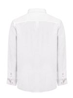 Camisa-Manga-Larga-Lino-Organico-Para-Hombre-Linentex-Blanco-Rockford