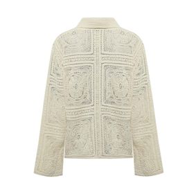 Chompa Algodón Orgánico Para Mujer Laia Blanco Rockford