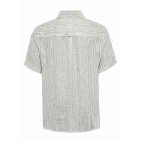 Camisa Manga Corta Lino Orgánico Para Hombre Brisa Azul Rockford