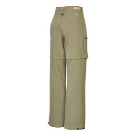 Pantalón Poliéster Reciclado/Elastano Para Mujer desmontable Verde Rockford