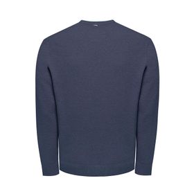Chompa Poliéster Reciclado Para Hombre Angri V Azul Rockford