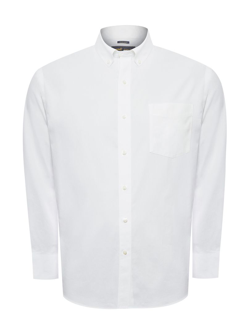 Camisa-Manga-Larga-Algodon-Para-Hombre-Wortravel-Blanco-Rockford