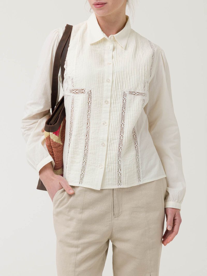 Blusa-Manga-Larga-Algodon-Organico-Para-Mujer-Serpent-Blanco-Rockford