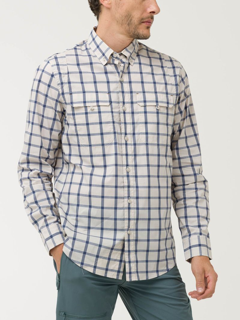 Camisa-Manga-Larga-Algodon-Para-Hombre-Atacama-Beige-Crudo-Rockford