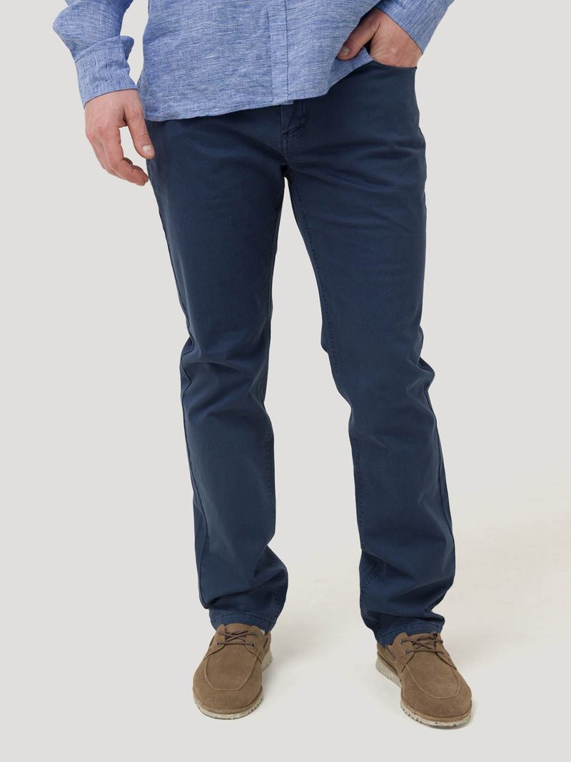 Pantalon-Algodon-Para-Hombre-Five-Azul-Rockford