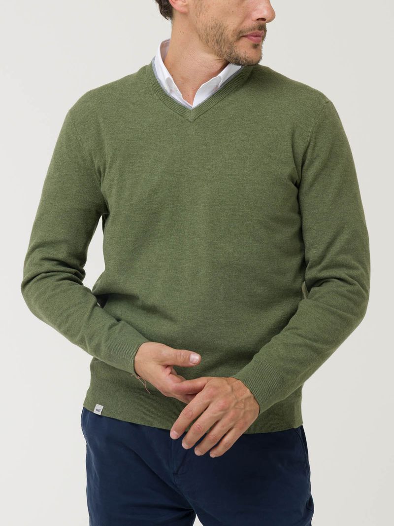 Chompa-Poliester-Reciclado-Para-Hombre-Angri-V-Verde-Rockford