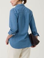 Blusa-Manga-Larga-Algodon-Organico-Para-Mujer-Makalu-Azul-Rockford