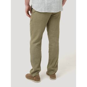 Pantalón Lino Orgánico Para Hombre Lisbon Verde Rockford