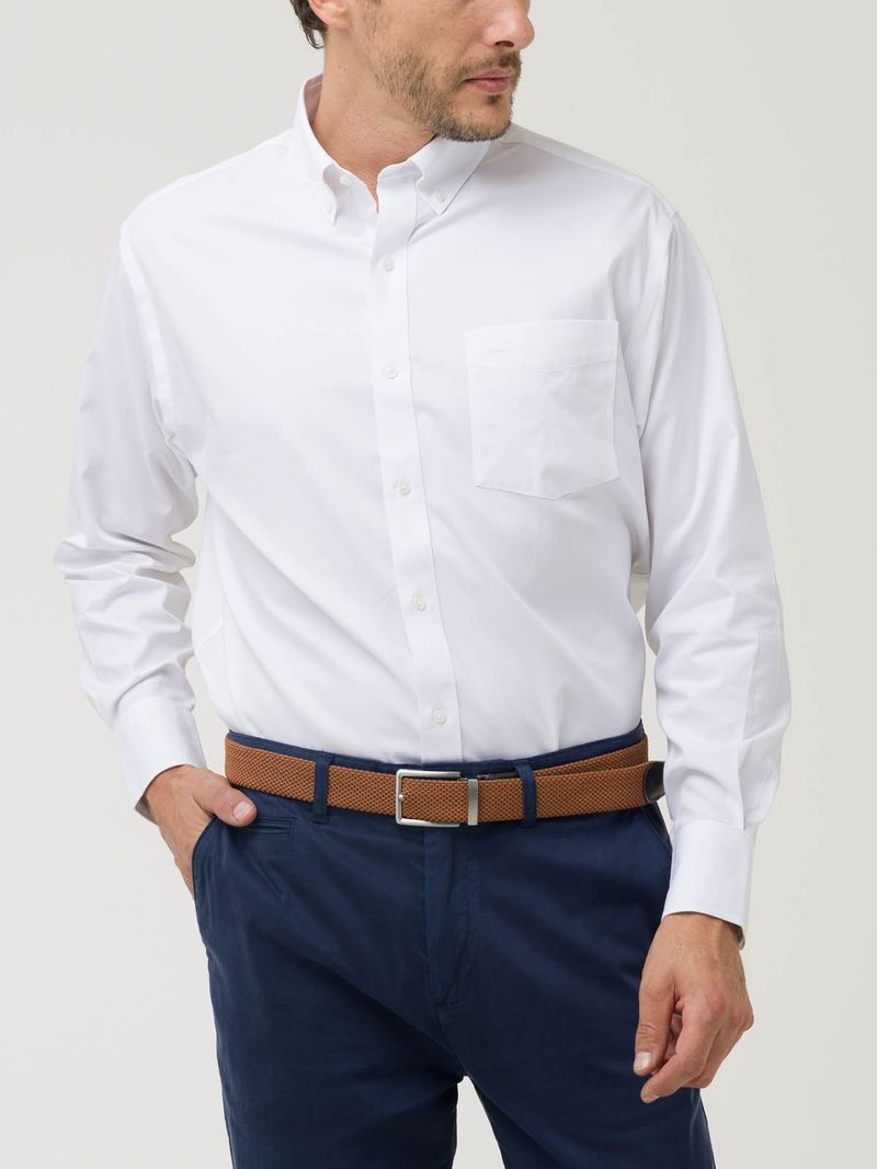 Camisa-Manga-Larga-Algodon-Para-Hombre-Wortravel-Blanco-Rockford