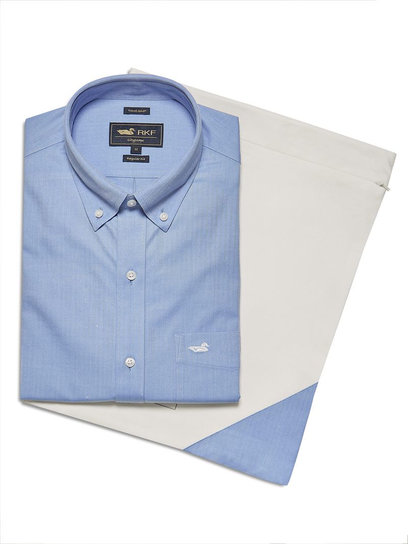 Camisa-Manga-Larga-Algodon-Para-Hombre-Wortravel-Celeste-Rockford