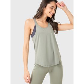 Polo Sin Mangas Para Mujer Training Tank Verde Bsoul