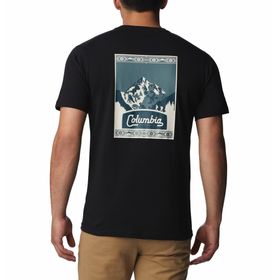 Polo Para Hombre Manga Corta CSC™ Seasonal Logo Negro Columbia