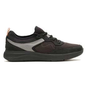 Zapatilla Para Hombre Cuero Elevate Hybrid Lace Negro Hush Puppies