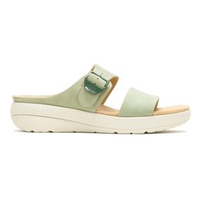 Sandalia Para Mujer Cuero Hp Breathe Slide Verde Hush Puppies