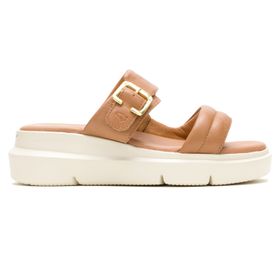 Sandalia Para Mujer Cuero Uplift 2-Band Marron Hush Puppies