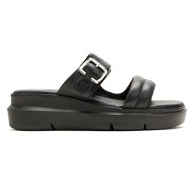 Sandalia Para Mujer Cuero Uplift 2-Band Negro Hush Puppies