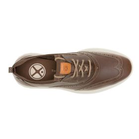 Zapato Para Hombre Cuero Excel Wingtip Marron Hush Puppies