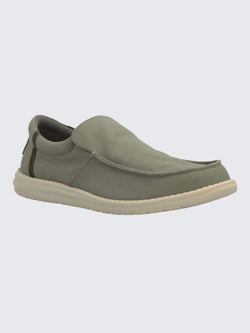 Alpargata-Para-Hombre-Textil-Gordon-Verde-Hush-Puppies