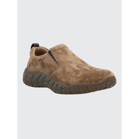 Slip On Para Hombre Cuero Tornnado Café Hush Puppies