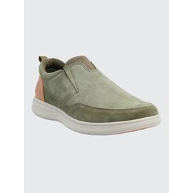 Slip On Para Hombre Cuero Robson Verde Hush Puppies