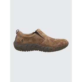 Slip On Para Hombre Cuero Tornnado Café Hush Puppies