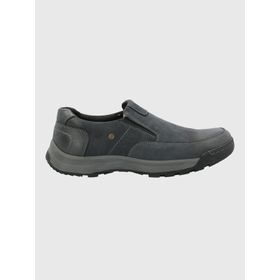 Slip On Para Hombre Cuero Consin Azul Hush Puppies