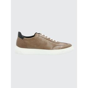 Zapatilla Para Hombre Cuero Bloor Café Hush Puppies