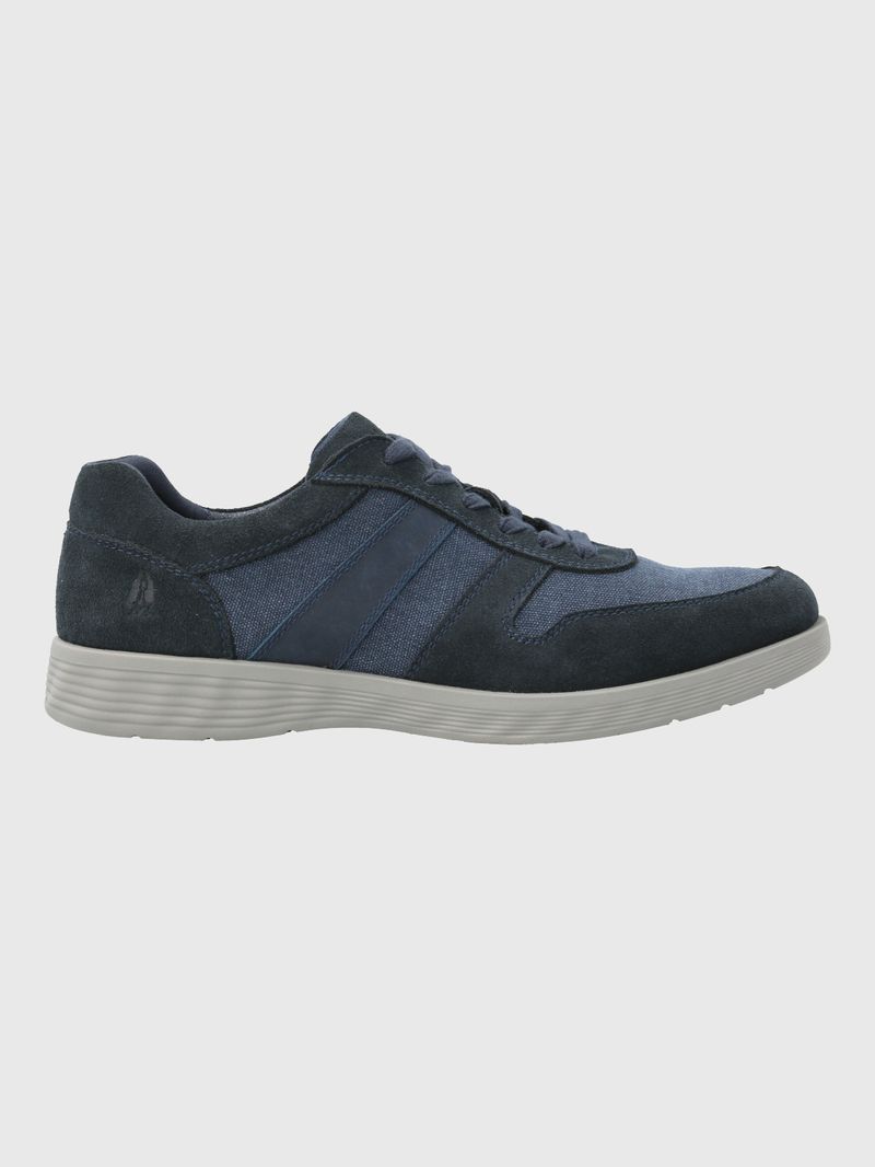 Zapatilla-Para-Hombre-Cuero-Textil-Spinal-Wave-Azul-Hush-Puppies