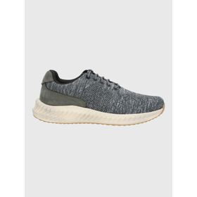 Zapatilla Para Hombre Textil/Cuero Spinal Knit Lace Gris Hush Puppies