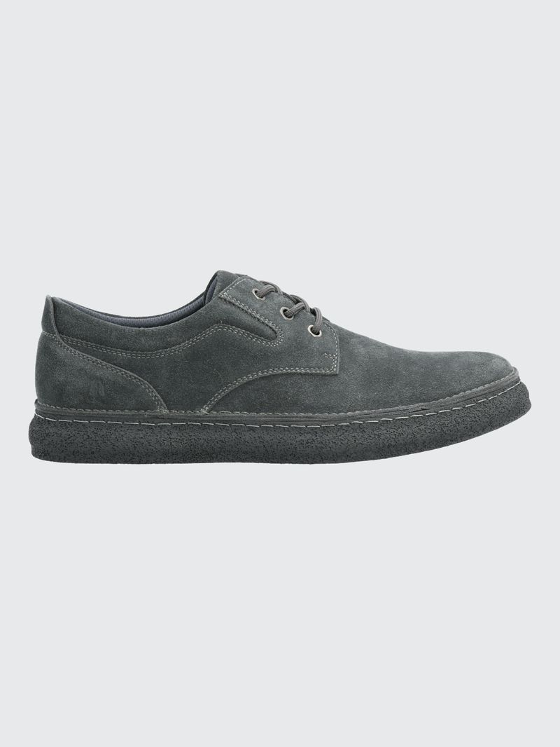 Zapatilla-Para-Hombre-Cuero-Gared-Gris-Hush-Puppies