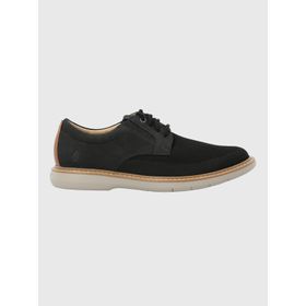 Zapato Para Hombre Cuero/Poliester Bangu Negro Hush Puppies