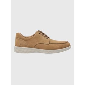 Zapato Para Hombre Cuero Spinal Broke Café Hush Puppies