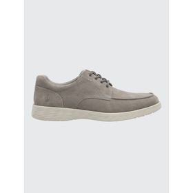 Zapato Para Hombre Cuero Spinal Broke Gris Hush Puppies