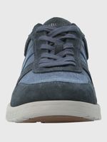 Zapatilla-Para-Hombre-Cuero-Textil-Spinal-Wave-Azul-Hush-Puppies