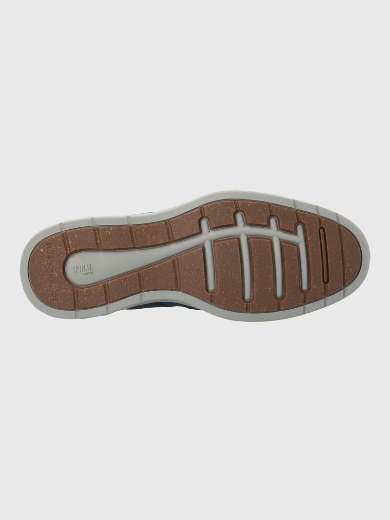 Zapatilla-Para-Hombre-Cuero-Textil-Spinal-Wave-Azul-Hush-Puppies