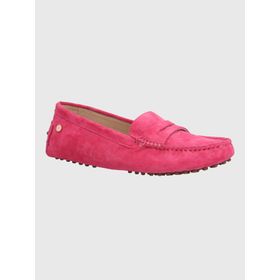 Mocasín Para Mujer Cuero Band Rosado Hush Puppies