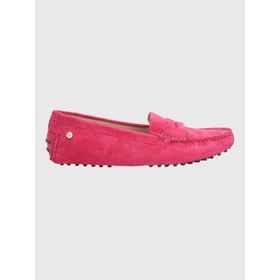 Mocasín Para Mujer Cuero Band Rosado Hush Puppies