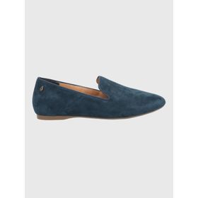 Mocasín Para Mujer Cuero Oda Azul Hush Puppies
