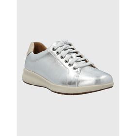 Zapatilla Para Mujer Cuero Spinal Laceup Metalizado Hush Puppies
