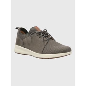 Zapatilla Para Mujer Cuero Spinal Knit Gris Hush Puppies