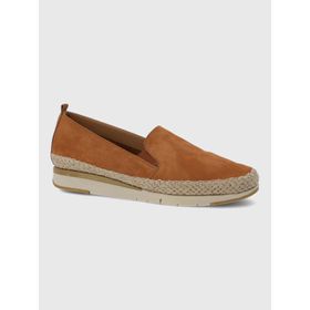 Alpargata Para Mujer Cuero Fusion Rope Marron Hush Puppies