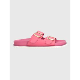 Sandalia Para Mujer Cuero Varana Morado Hush Puppies