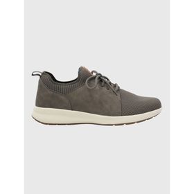 Zapatilla Para Mujer Cuero Spinal Knit Gris Hush Puppies