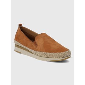 Alpargata Para Mujer Cuero Fusion Rope Marron Hush Puppies