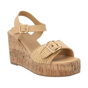 Sandalia Para Mujer Sintético Carlotta Beige Hush Puppies