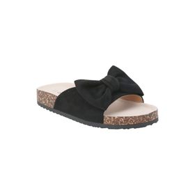 Sandalia Para Mujer Textil Ermine Negro Hush Puppies