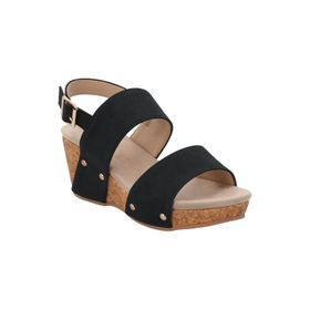 Sandalia Para Mujer Sintético Martita Negro Hush Puppies