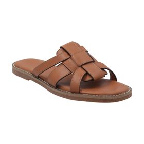 Sandalia Para Mujer Sintético Yardena Cognac Hush Puppies