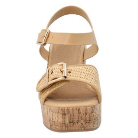 Sandalia Para Mujer Sintético Carlotta Beige Hush Puppies